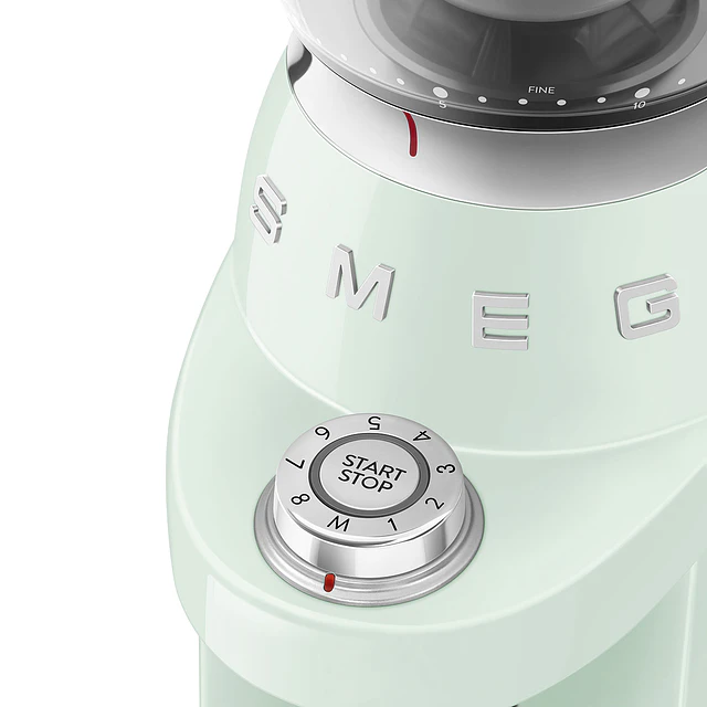 Moinho de café Smeg, Verde água CGF03PGEU