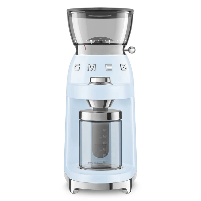 Moinho de café Smeg, Azul Céu CGF03PBEU