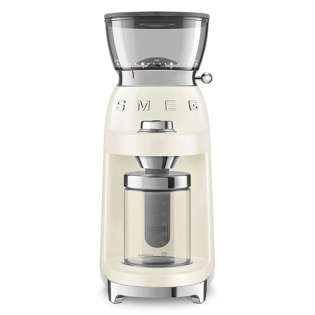 Moinho de café Smeg, Creme CGF03CREU