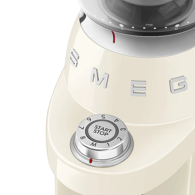 Moinho de café Smeg, Creme CGF03CREU