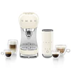 Máquina de Café Expresso Manual + Batedor de Leite, Creme ECF12CREU