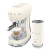 Máquina de Café Expresso Manual + Batedor de Leite, Creme ECF12CREU