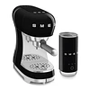 Máquina de Café Expresso Manual + Batedor de Leite, Preto ECF12BLEU