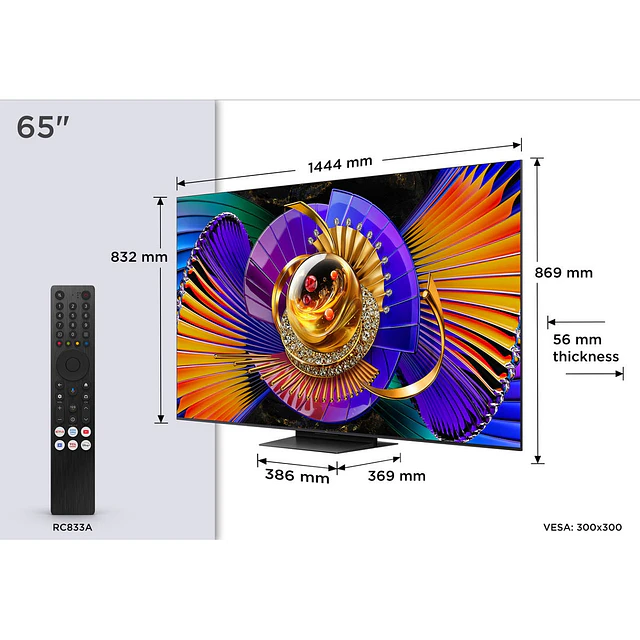 TV 4K MiniLED 164cm - 65' TCL 65C7L