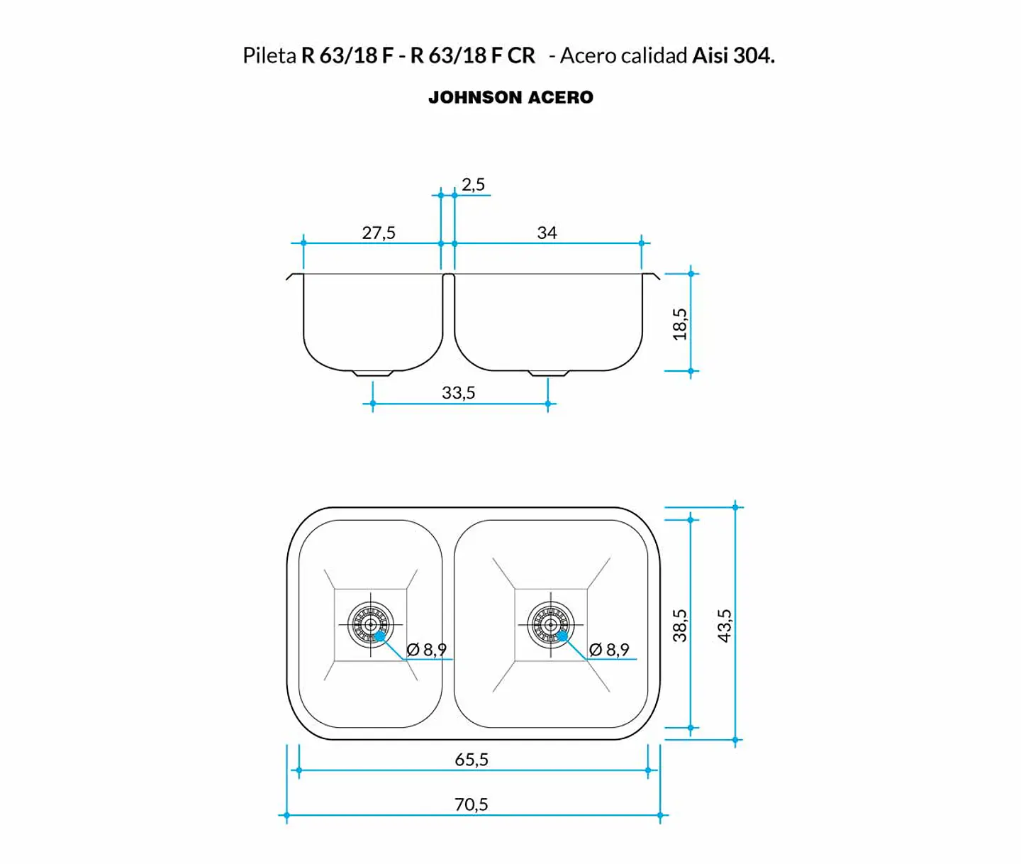 Lavaplatos R63/18 FCR 5