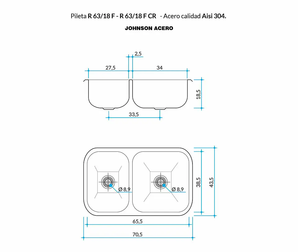 Lavaplatos R63/18 FCR 5