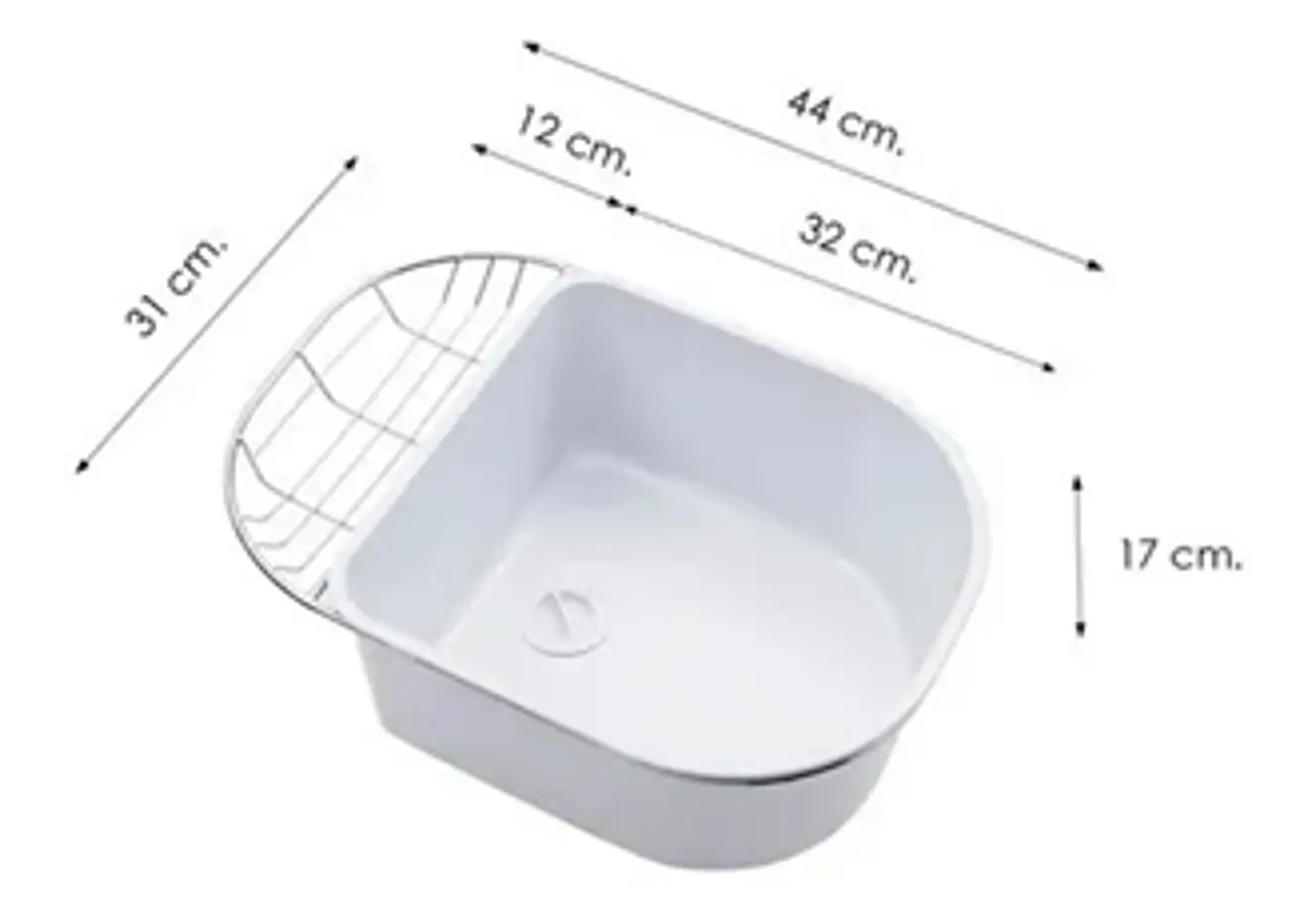 Cubeta Accesoria Piaclu Lavaplatos Luxor SI85A - SI71A 2