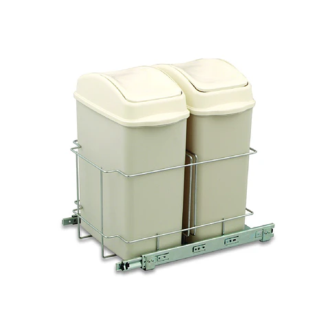 Basurero Extraible Doble 20,5 Litros Giosul G4260