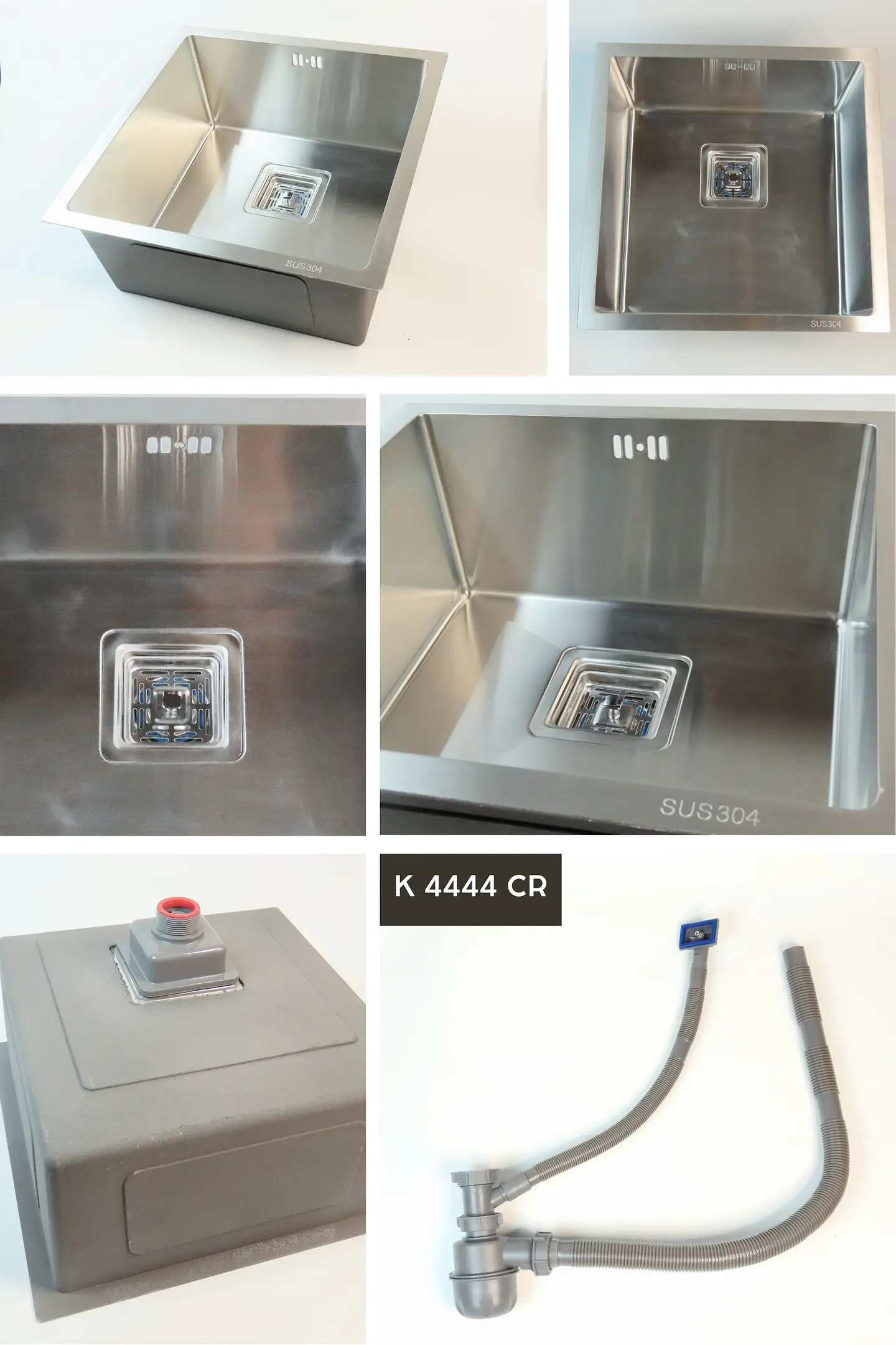 Lavaplatos Cuadrado K4444CR 3