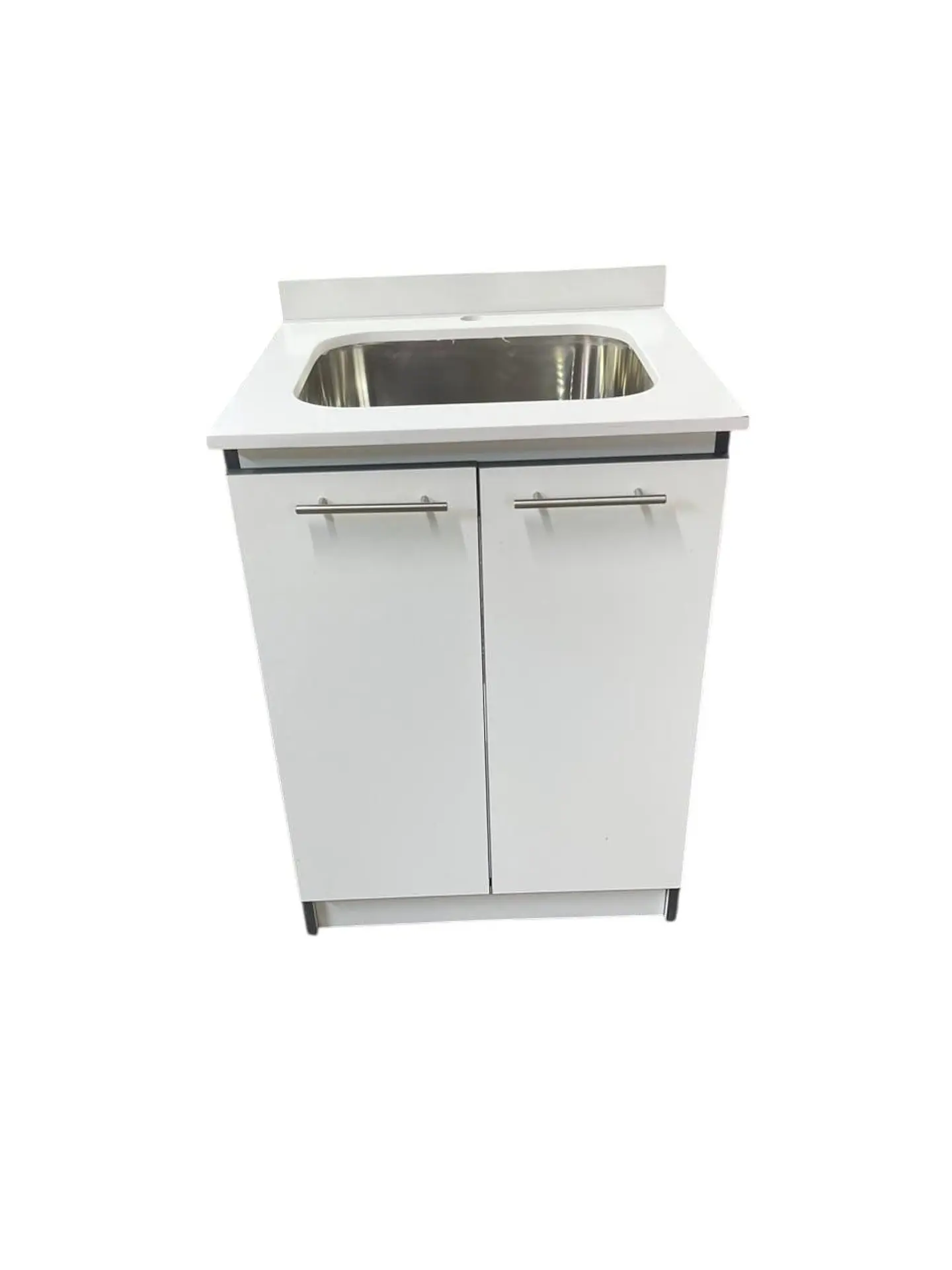 Mueble Cubierta Cuarzo con Lavadero Acero Inoxidable 1