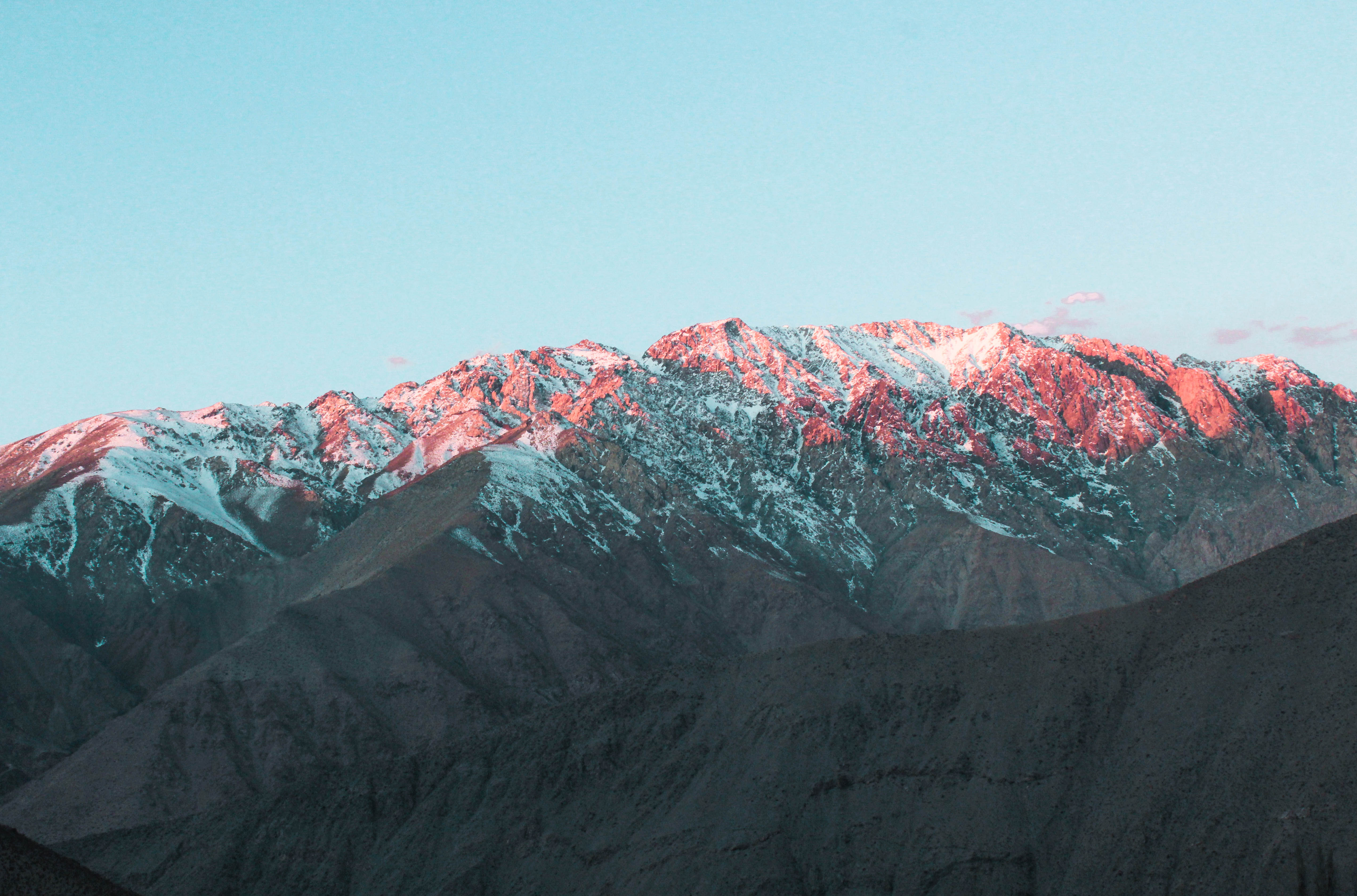 Atardecer y nieve  1