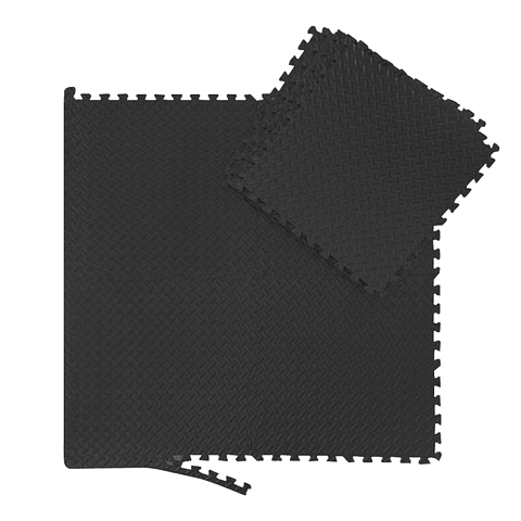 Set Tatami 60 × 60 cm Eva Negro - 4 piezas
