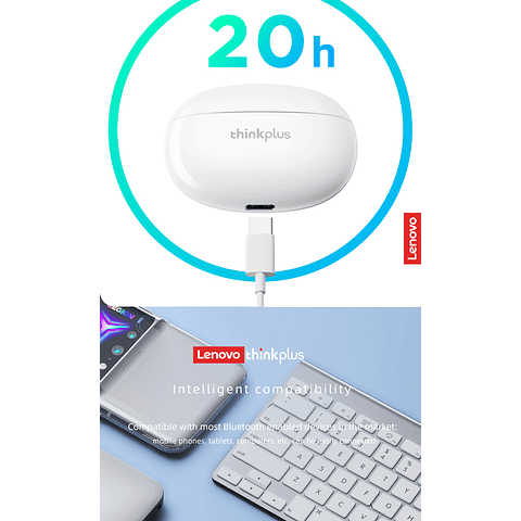 Audífonos Bluetooth Lenovo Thinkplus Live Pods XT88 inalámbricos 