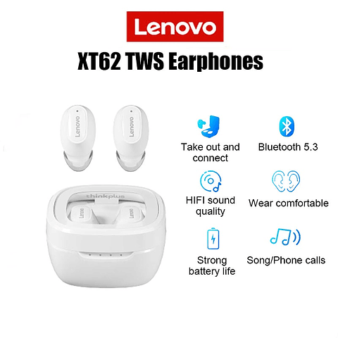 Audífonos Bluetooth Lenovo Thinkplus Live Pods XT62 inalámbricos 