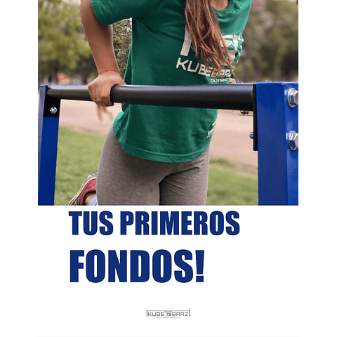 LOGRA TUS PRIMEROS FONDOS EN PARALELAS - Rutina de Entrenamiento en PDF