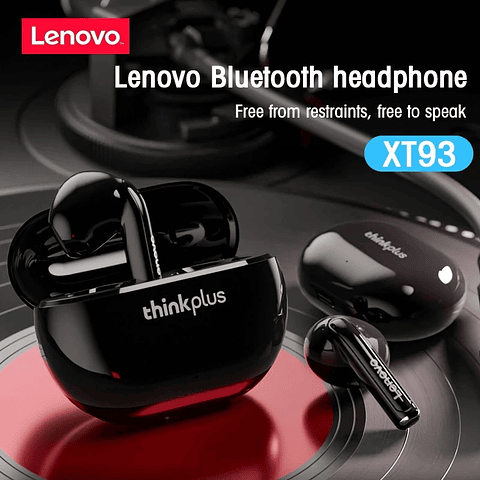 Audífonos Bluetooth Lenovo Thinkplus Live Pods XT93 inalámbricos NEGROS