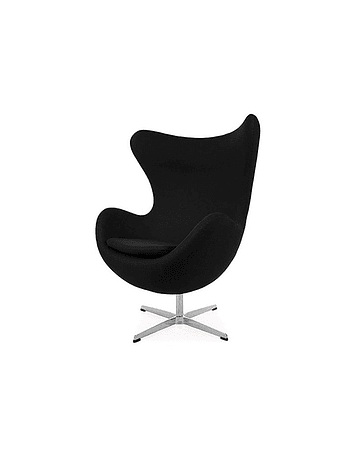 Silla sillon Huevo (Egg chair) Arne Jacobsen Negro*