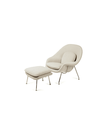 Silla poltrona Womb + Ottoman by Eero Saarinen