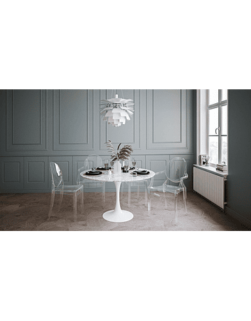 Silla Ghost Louis Transparente* con Apoyabrazos Policarbonato de Philippe Starck