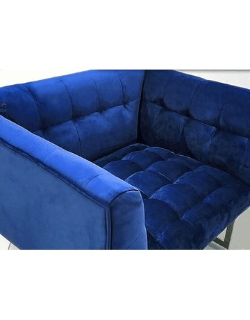 Carlo Colombo - Chair Terciopelo Azul
