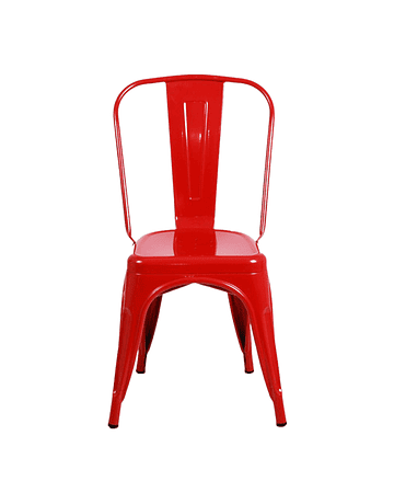 Silla Tolix Color Rojo Italiano