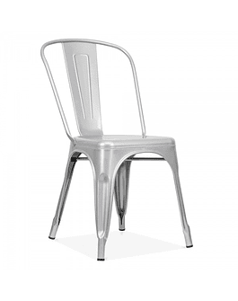 Silla Tolix Metal Color Plata