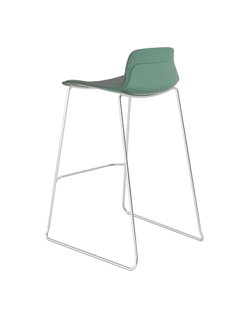 Taburete Staryo Color Verde 76 Cm Alto Asiento