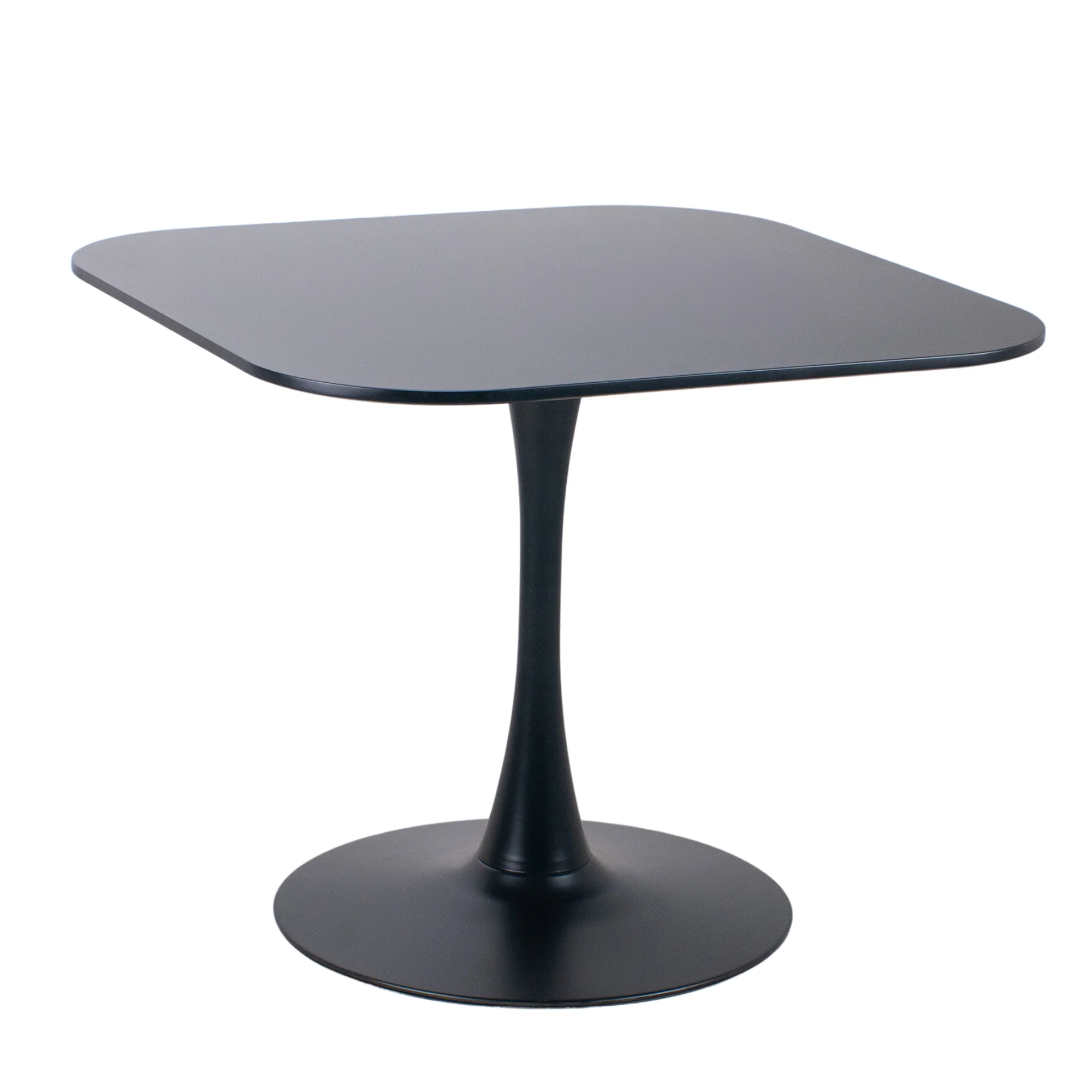 Mesa Tulip Cuadrada (negra) 90x90 cm