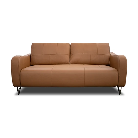 Sofá Riley Camel 100% Cuero