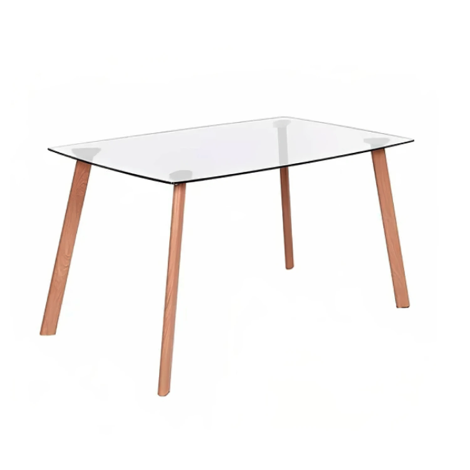 Mesa Nordic Rectangular Vidrio 140x90 cms