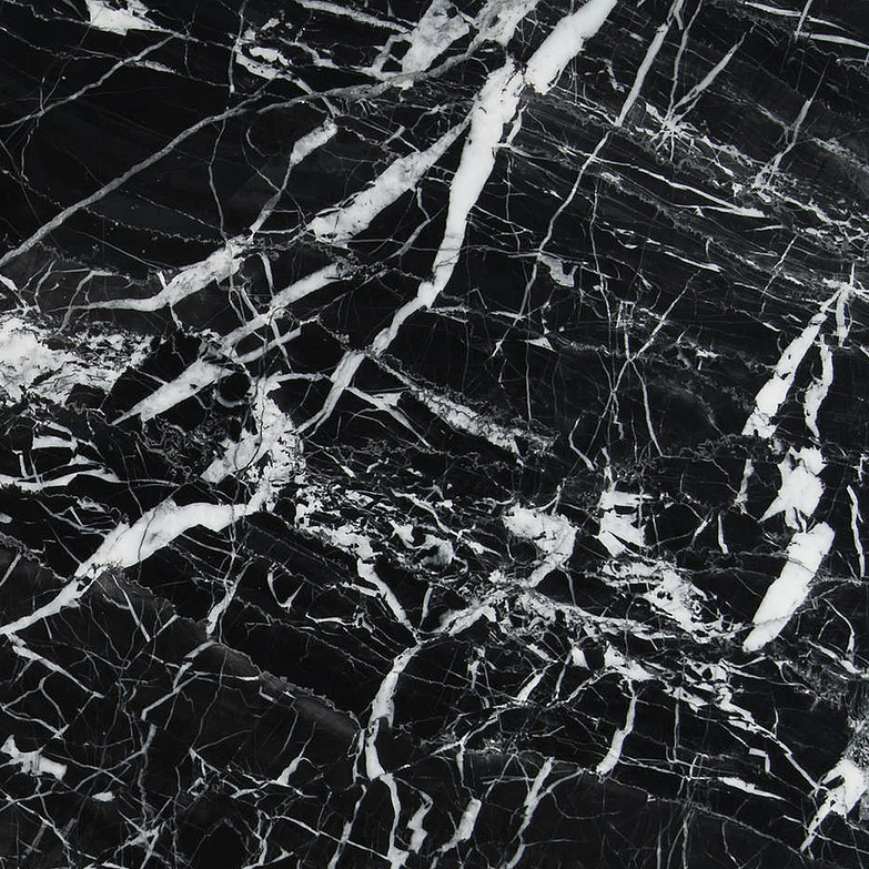 Mesa Tulip de Mármol Negro Marquina* Eero Saarinen 140 cm con borde Biselado  4