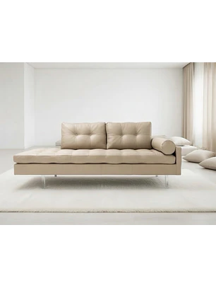 Sofa 3 cuerpos Daybed Vioski - Chicago I Lounge Cuero Natural Caramelo