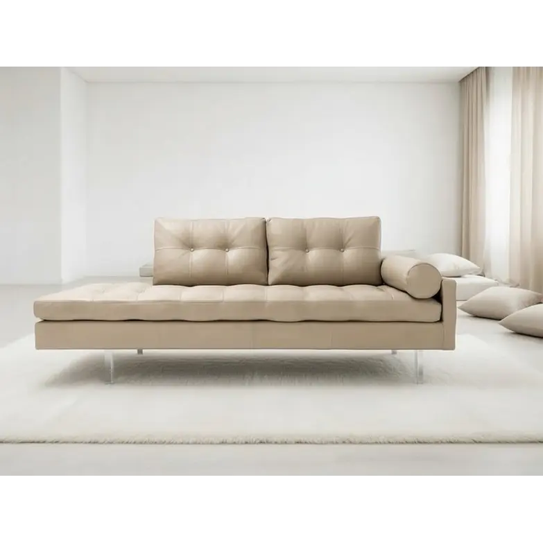 Sofa 3 cuerpos Daybed Vioski - Chicago I Lounge Cuero Natural Caramelo 1