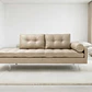 Sofa 3 cuerpos Daybed Vioski - Chicago I Lounge Cuero Natural Caramelo - Miniatura 1