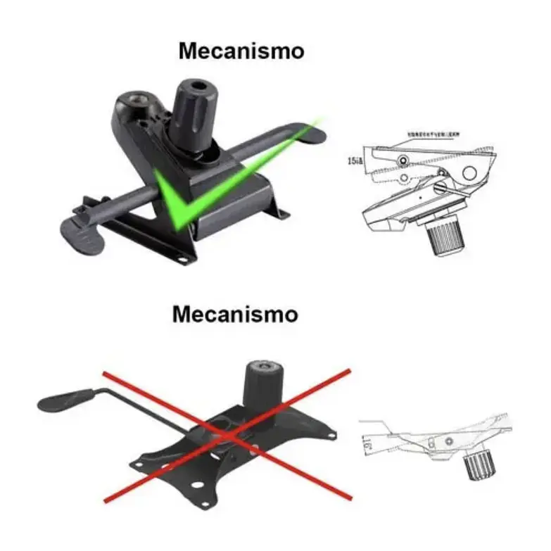 Silla Oficina Bishop Armfree Heavy Duty Acero Inoxidable 9