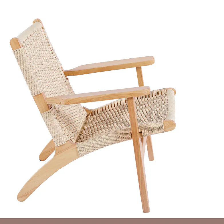 Butaca Danesa Wegner Madera / Hilo de Cuerda 2