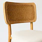 Silla Zen Haya Natural con Respaldo Tejido / Asiento Acolchado - Miniatura 4