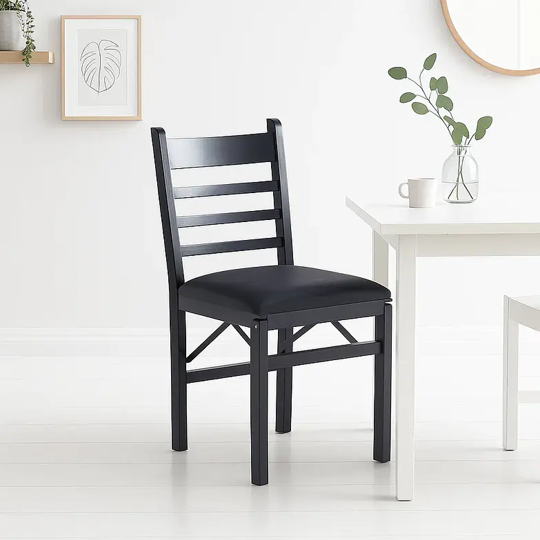 Silla Industrial Plegable con Marco Negro Monk 2