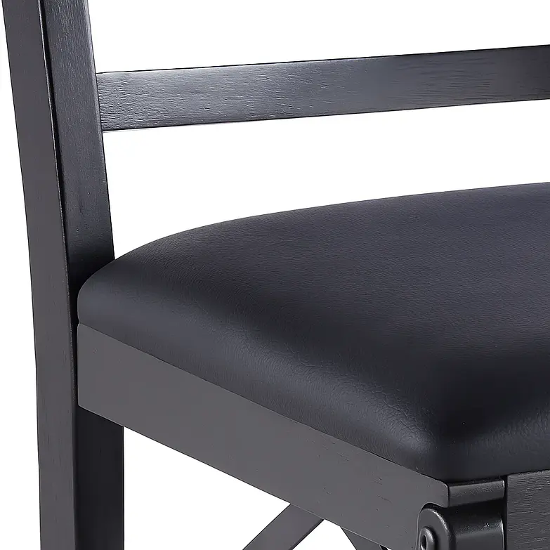 Silla Industrial Plegable con Marco Negro Monk 4