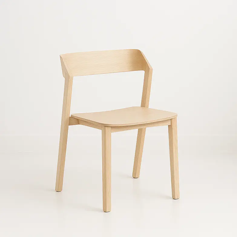 Silla de Comedor Madera Natural Rover Viena  1