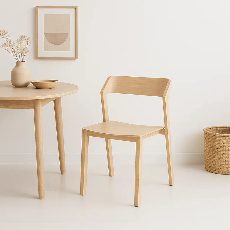 Silla de Comedor Madera Natural Rover Viena  3