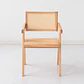 Silla Chandigarh Madera y Rattan - Natural - Miniatura 3