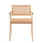 Silla Chandigarh Madera y Rattan - Natural - Miniatura 4