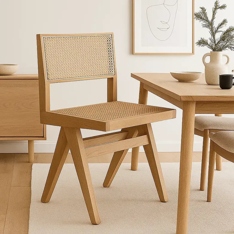 Silla Savia de Rattan - Natural 3