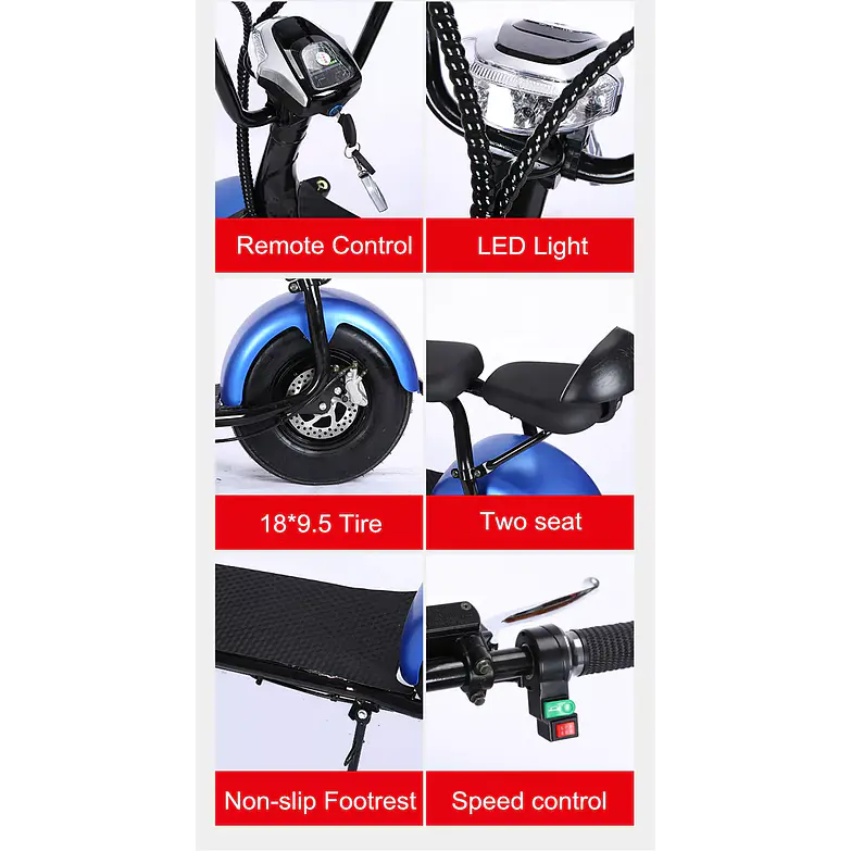 PREVENTA Scooter Citybike Moto Electrica Citycoco Mov-e 