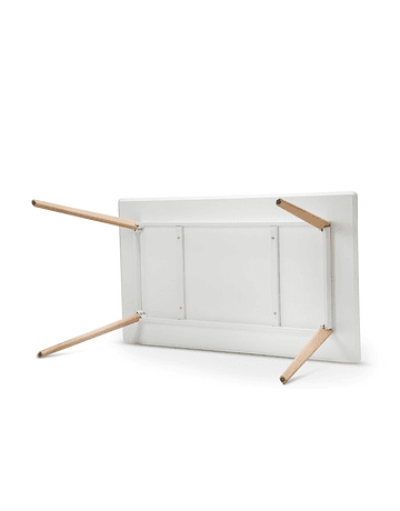 Mesa tipo Eames DSW rectangular en color blanco 160x90 cms