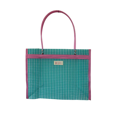 Bolsa del Mandado M - Día de Jardín Verde Agua