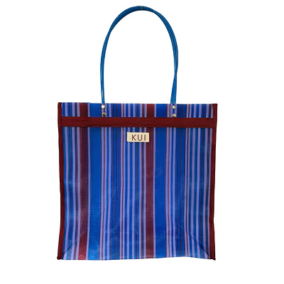 Bolsa del Mandado L - Azul y Burdeo