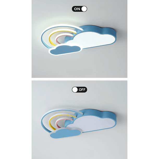 Lámpara LED de techo diseño Arcoiris 3