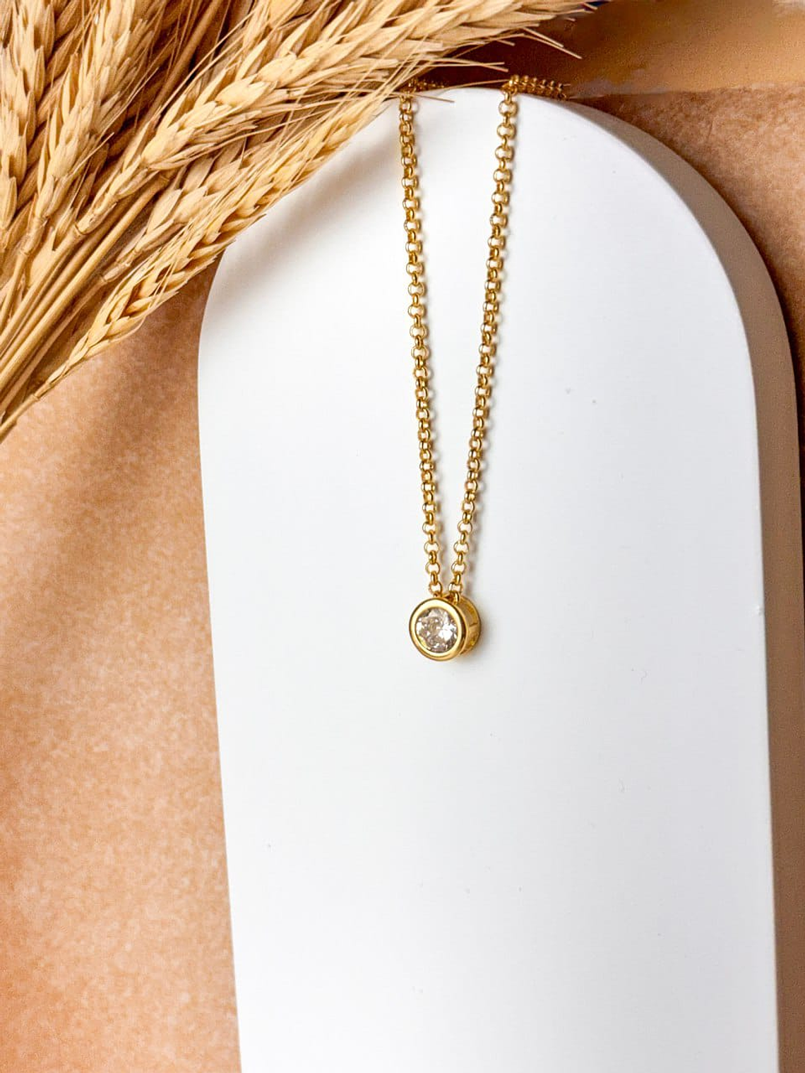 Colar pingente ponto de luz G 1